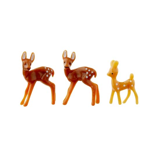 12 Packs: 3 ct. (36 total) Mini Deer by Make Market&#xAE;